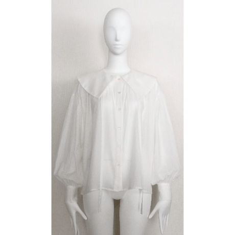 【Boutique Ordinary】Big Collar Gather Blouse