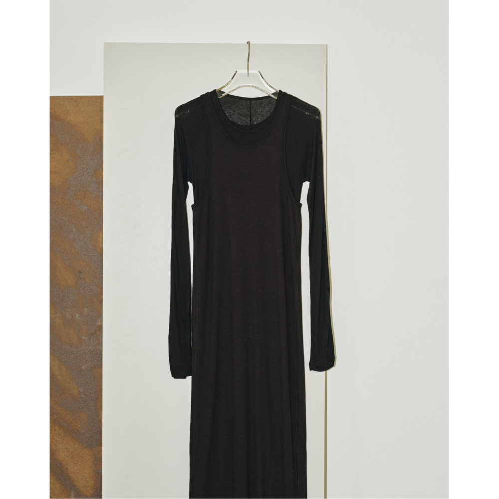 みの様 TODAYFUL Layered Sheer Dress 24aw TODAYFUL】Layered