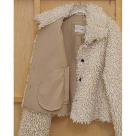 【TODAYFUL】Fur Short Coat　※納期11月下旬～12月下旬