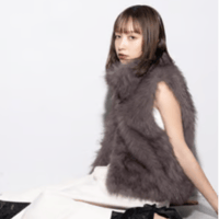 【MARGAUX VINTAGE】フェイクファーベスト