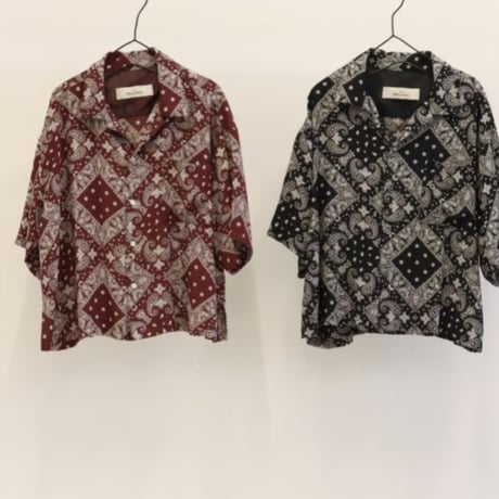 【Le Melange】バンダナ柄シャツ