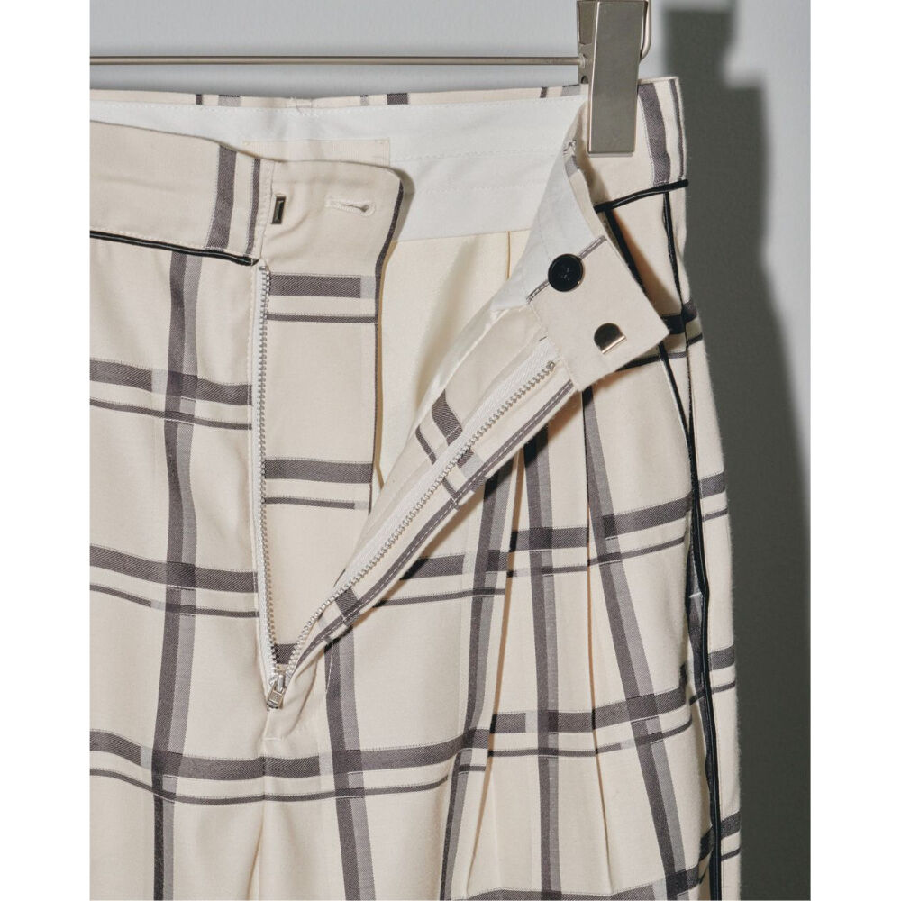 TODAYFUL】Check Piping Pants | selectshop kusukusu TODAYFUL】Check Piping Pants | selectshop kusukusu