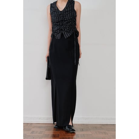 【Hella】sheer pencil skirt　※納期6月中旬〜7月中旬