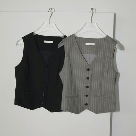 【anuke】Compact Cutoff Vest　※納期4月中旬〜5月中旬
