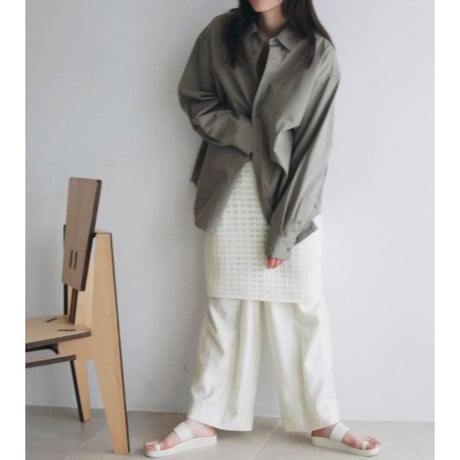 【anuke】Pattern Knit Skirt　※納期8月上旬～9月上旬
