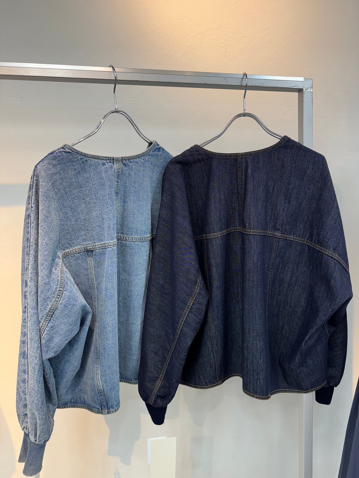 PASSIONE】袖リブショートデニムジャケット | selectshop kusukusu