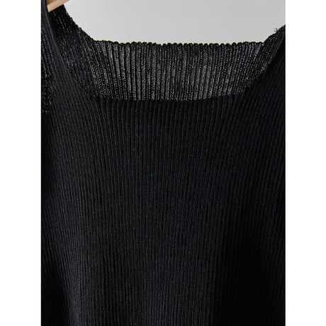 【YENN】LINEN RIB TANKTOP