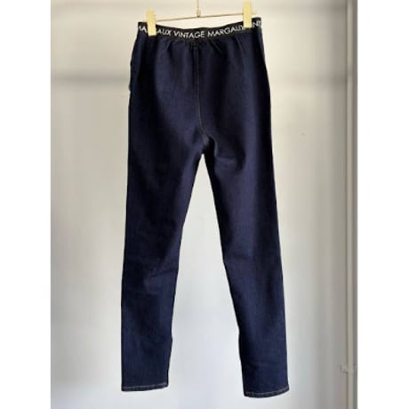 【MARGAUX VINTAGE】ワンウォッシュデニムスリムパンツ