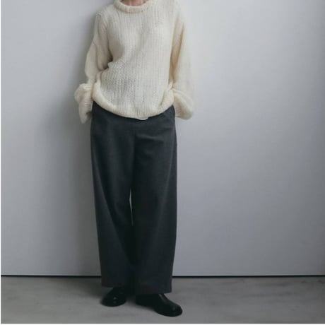 【anuke】Wool Cocoon Pants