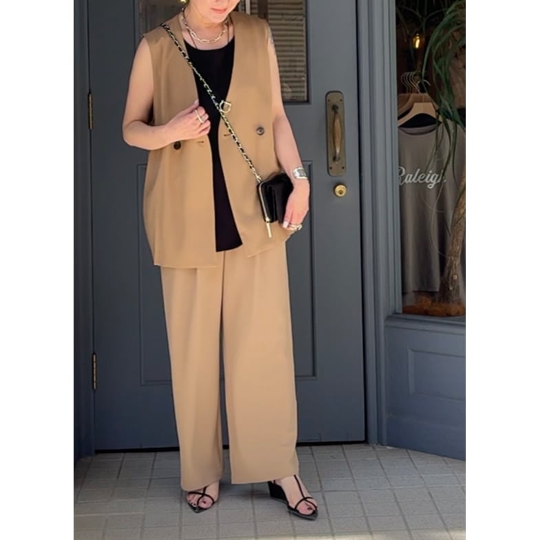 再販✨【CLOCHE】ツータックパンツ | selectshop kusukusu