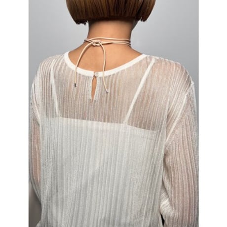 【CHIGNON】ｽﾈｰｸTOPﾈｯｸﾚｽ&ﾌﾞﾛｰﾁ