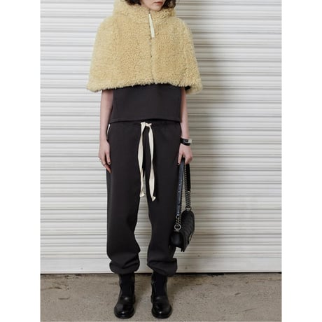 【YENN】CURL FUR CAPE　※8月下旬＝9月下旬納期
