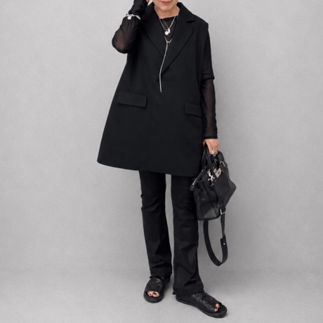 【M.U.L.】TAILORED OVER VEST　MULW-2040