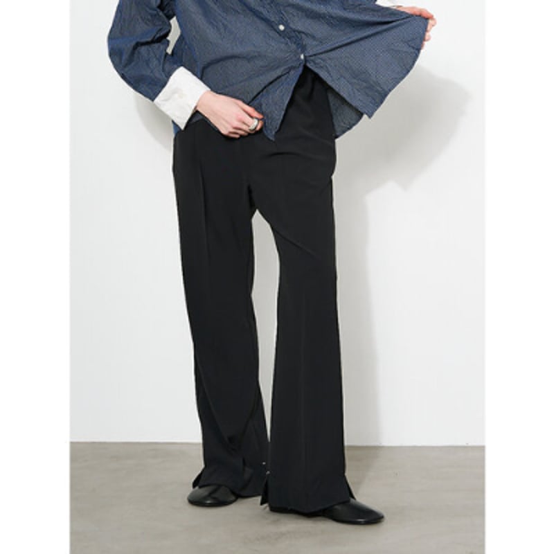 YENN イエン SIDE SLIT SLACKS サイドスリットスラックス 楽天市場】YENN（イェン） サイド スリット スラックス