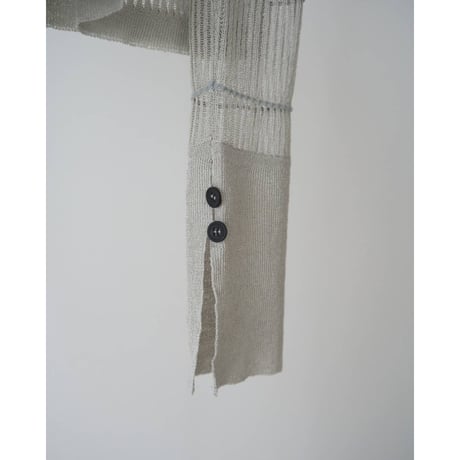 【anuke】Sheerborder Knit Shirts　※納期4月中旬～5月中旬