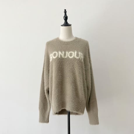 【 siro de labonte 】BONJOUR pullover