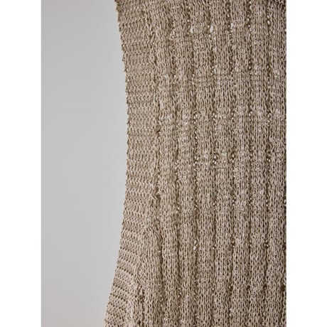 【YENN】OPENWORK KNIT OP