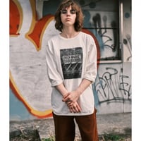 【LE MELANGE】9分袖モノトーンフォトTee