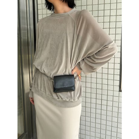 【YENN】FLOCKY TULLE PO