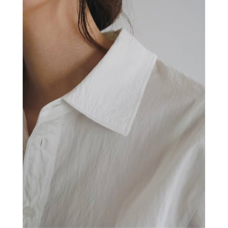 【anuke】Sheer Compact Shirts　納期：7月上旬～8月上旬