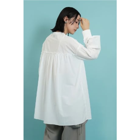 CYAN TOKYO♥新品未使用 シースルーリブプルオーバー CYAN TOKYO（シアン トーキョー） ソフトオーガンジー シャツ フ