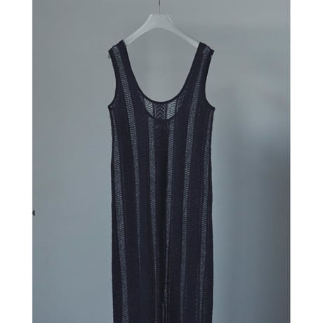 【anuke】Sheer Uneck Onepiece※10月上～11月上