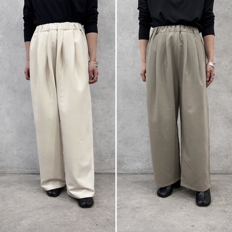 【siro de labonte】tuck easy pants