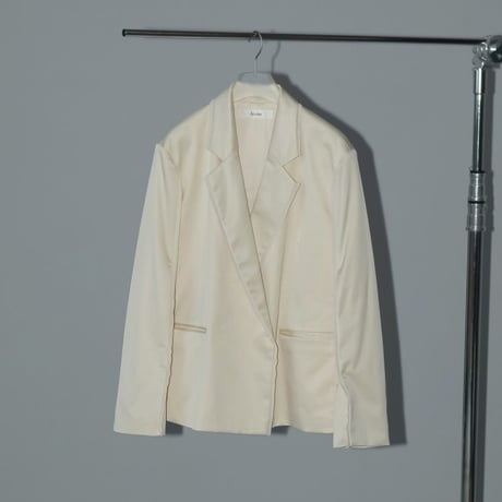 【anuke】Satin Slit Jacket　※納期2月下旬〜3月下旬