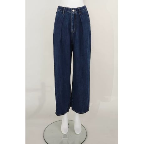 【Boutique Ordinary】Soft Curvy Tuck Denim Pants