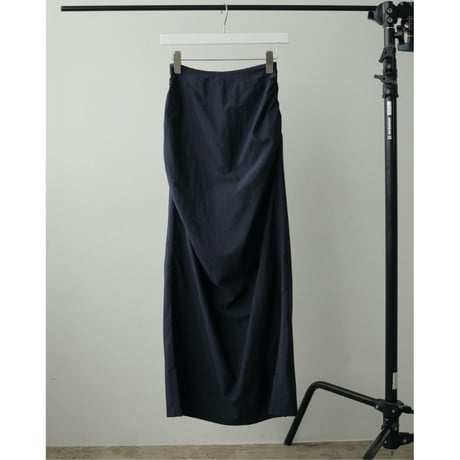【ànuke】Tuck Long Skirt