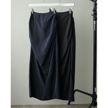 【ànuke】Tuck Long Skirt