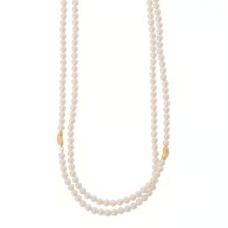 再販【Sea'ds Mara】Drop motif pearl long necklace