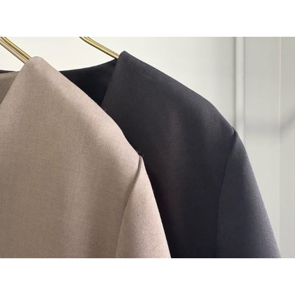 MARGAUX VINTAGE】バルーンスリーブノーカラーJK | selectshop k