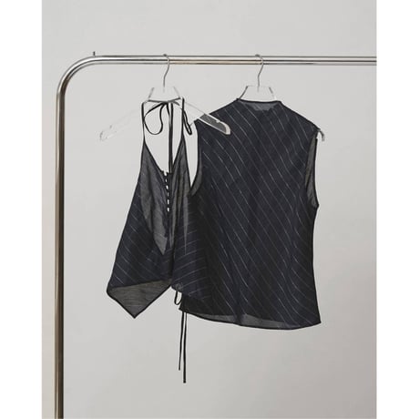 【TODAYFUL】Silk Linen Layered Tops　※納期6月中旬～7月中旬