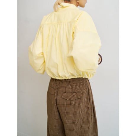 【YENN】PLAID 2TUCK WIDE PT