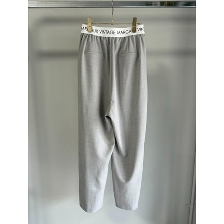 【MARGAUX VINTAGE】ウエストロゴタックパンツ