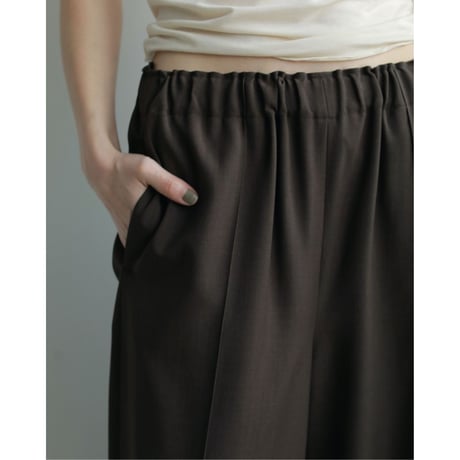 【anuke】Pintuck Wide Pants