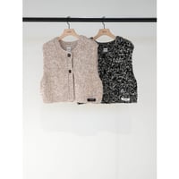 【YENN】MIX HAND KNIT VEST