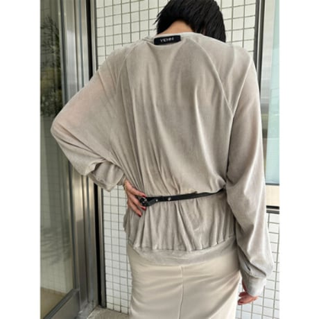 【YENN】FLOCKY TULLE PO