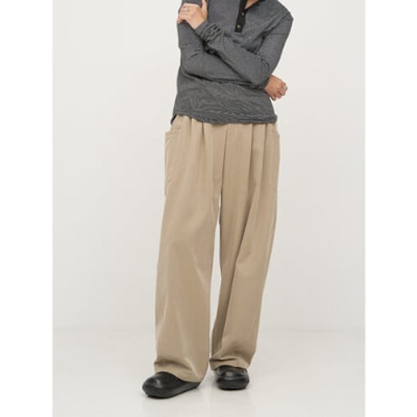 【YENN】WASHED BIG PK PT