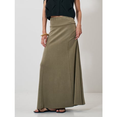 【YENN】FIBRIL JERSEY SKIRT　納期：2026年2月上旬～3月上旬
