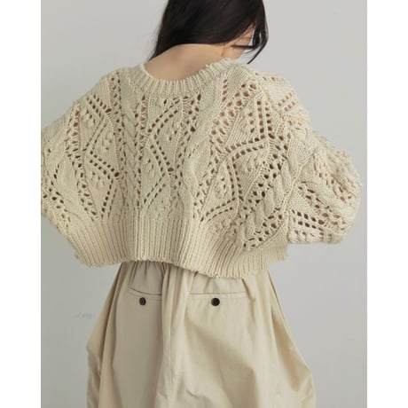 【anuke】Cable Knit Cardigan   ＊