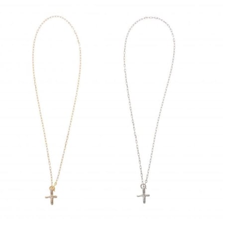 【Sea'ds Mara】Cross motif Y necklace