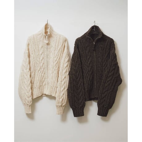 【TODAYFUL】Volume Handknit Cardigan　※10月中旬～11月中旬