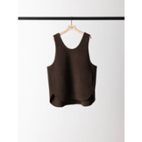 【YENN】W FACE OVER VEST　※納期：9月中旬〜10月中旬
