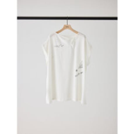 【YENN】TWIST PRINT TEE