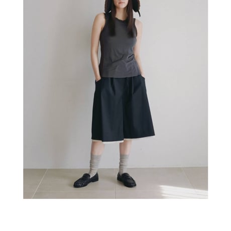 【anuke】Hightwist Half Pants　※納期8月下旬～9月下旬