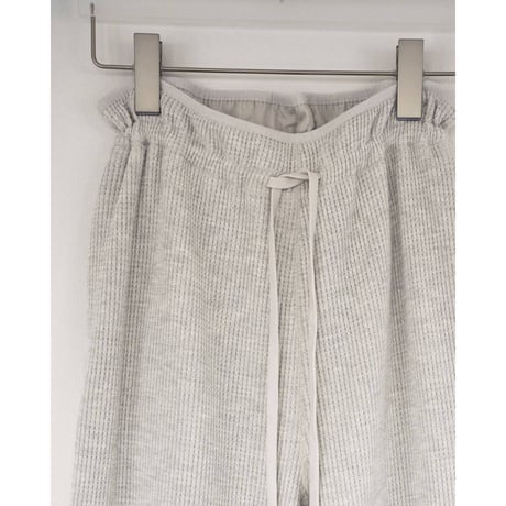 【anuke】Waffle Wide Pants　納期：8月下旬～9月下旬
