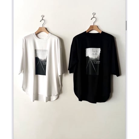 【RILATO】フォト箔ロゴプリント高機能Tシャツ
