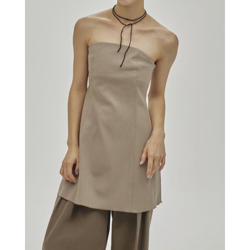 TODAYFUL】 Georgette Bare Tunic ※納期4/中～5/中 | se